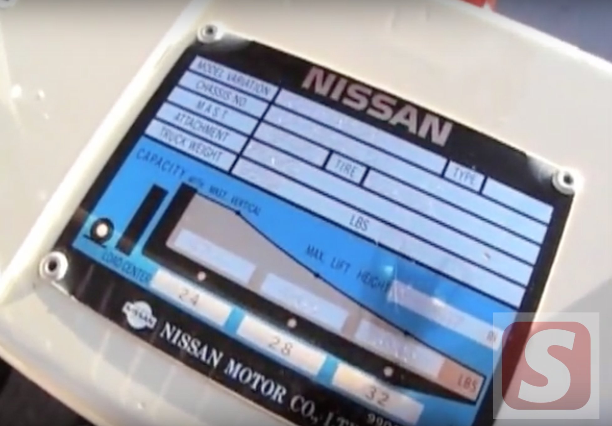 Nissan forklift serial number decoder